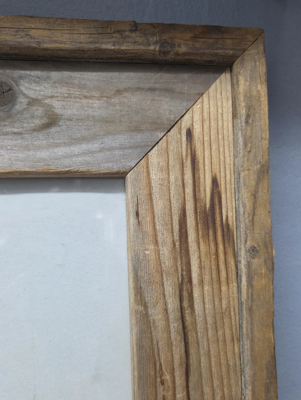 Rustic Barn Wood Picture Frame - Natural Brown